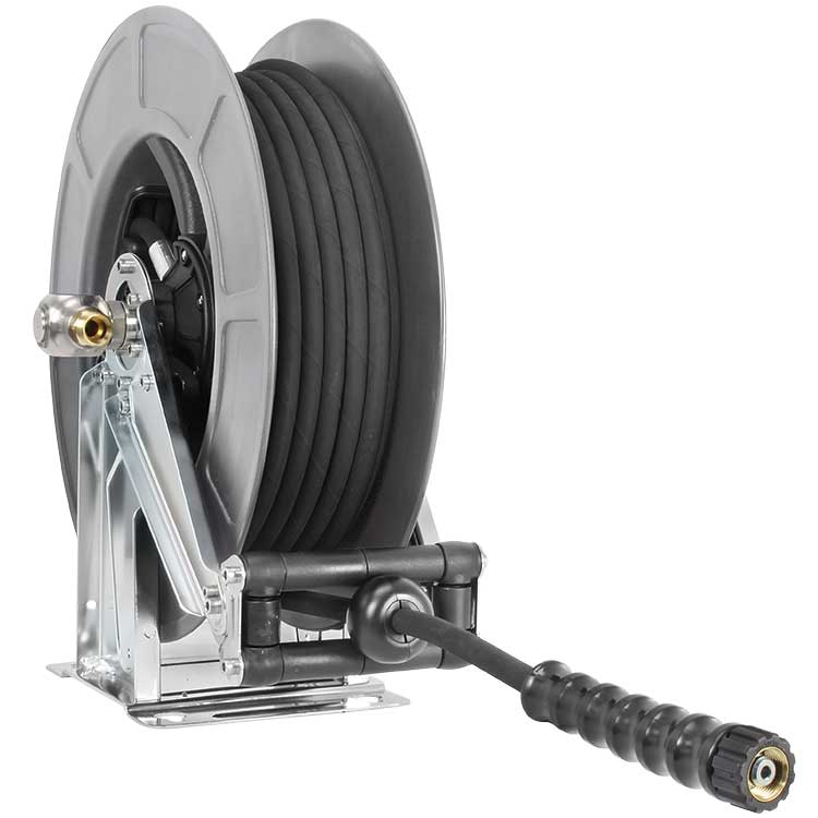 SCHLAUCHAUFROLLER 4434 GRAU 20 M. M22IG