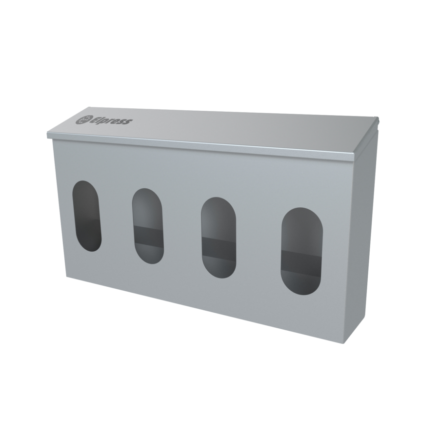 Elpress Handschuhspender | für 4 Handschuhboxen | Edelstahl