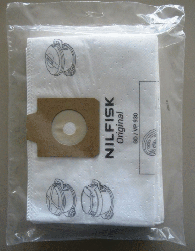 Nilfisk VP930 Vlies Staubbeutel 15L VPE 5 | Fleece Dust Bag | Profi Zubehör