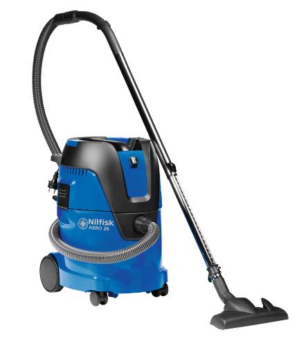 Nilfisk AERO 26-01 PC X Nass-/Trockensauger | Push&Clean | 25L | kompakt & leistungsstark