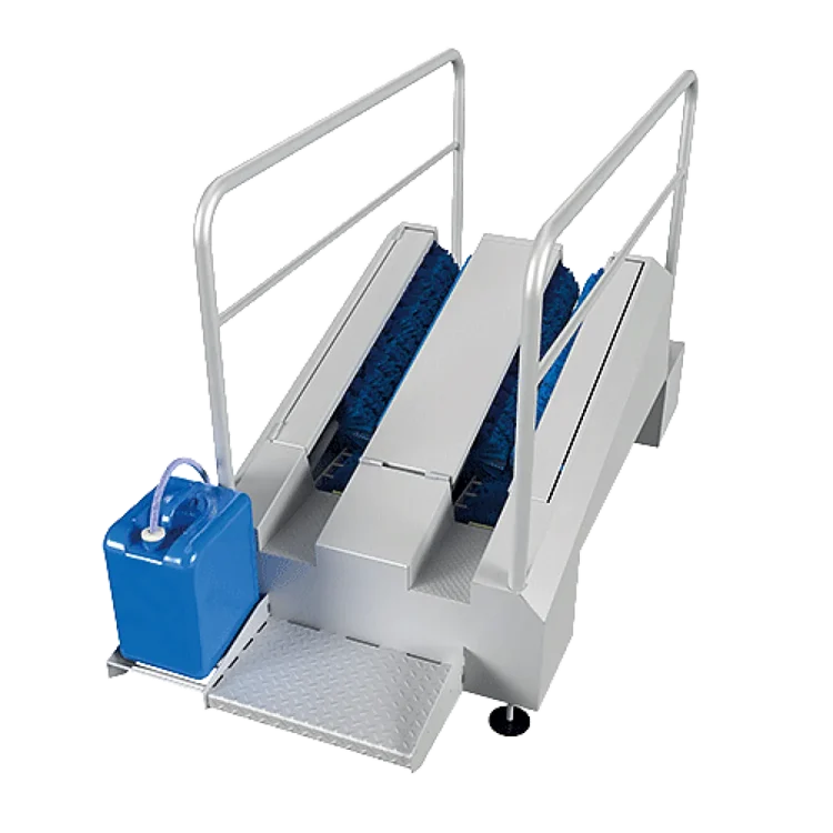 Elpress DZSW Sohlen- und Schaftreiniger | Schrägbürsten Stiefelreinigung