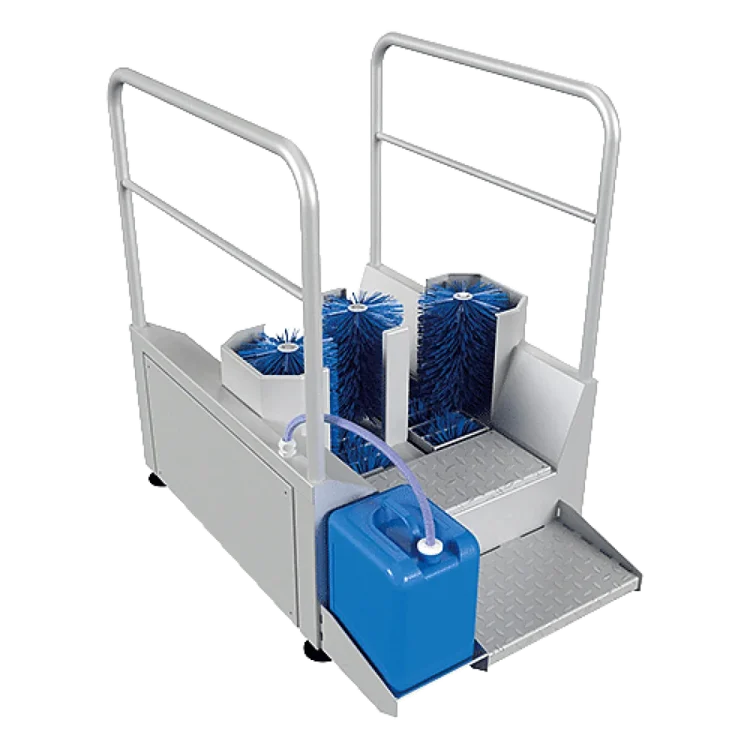 Elpress EDLW | Schrittweise Sohlen- und Schaftreinigung