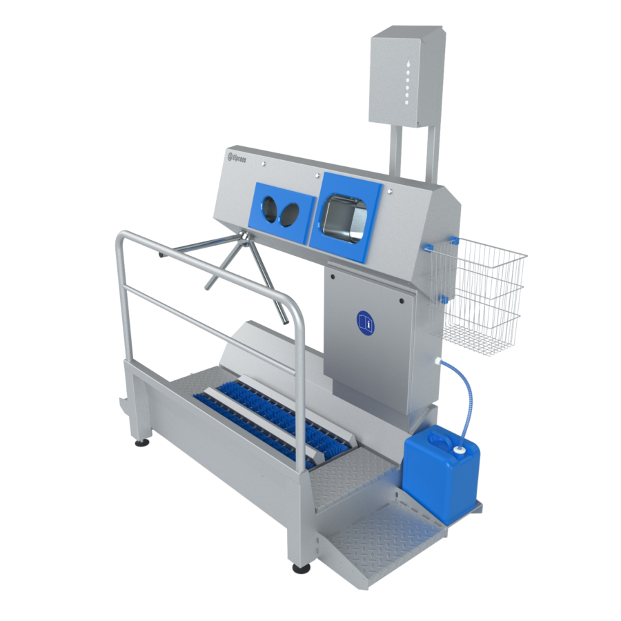 Elpress SANICARE-TAP-1500-BL | Händehygienestation mit integriertem Händetrockner